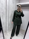 MİSSDALİDA 2266256 KHAKİ KETEN GÖMLEK