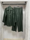 MİSSDALİDA 2266256 KHAKİ KETEN GÖMLEK