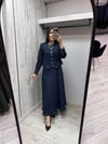 MİSSDALİDA 2268255 DARK NAVY KETEN CEKET