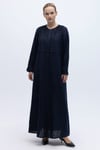 MİSSDALİDA 2268276DARK NAVY KETEN KAP