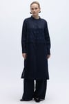 MİSSDALİDA 2268283 DARK NAVY KETEN GÖMLEK