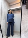 Missdalida 25PF-6018 İndigo Merserize Bluz