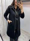 Missdalida 26K-1000 Black Astarlı Yün Yelek