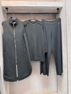 Missdalida 26K-1000 Vate-Dark Grey Astarlı Yün Yelek