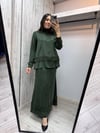 Missdalida 26K-2000 Khaki İpek Etek