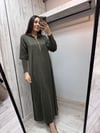 Missdalida 26K-4006 Taupe İpek Elbise