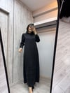 Missdalida 26K-4024 Black İpek Elbise