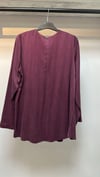 Missdalida 26K-6004 Plum İpek Bluz
