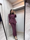 Missdalida 26K-6004 Plum İpek Bluz