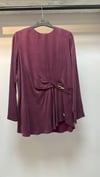 Missdalida 26K-6004 Plum İpek Bluz