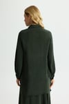 Missdalida 26Y- 3000 KHAKİ NAKIŞ DETAYLI CUPRO GÖMLEK