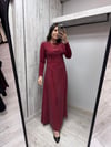 Missdalida 26Y-4009 Cherry İpek Elbise