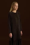 Missdalida 26Y- 4027 CACAO ÖNÜ DANTELLİ CUPRO ELBİSE