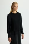Missdalida 26Y- 6034 BLACK BALON CUPRO KOLLU TRİKO TUNİK