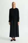 Missdalida 26Y- 6034 BLACK BALON CUPRO KOLLU TRİKO TUNİK