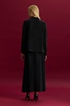 Missdalida 26Y- 6035 BLACK ÖN KISMI HAREKETLİ CUPRO TUNİK