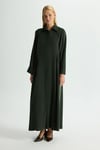 Missdalida 26Y- 8003 KHAKİ NAKIŞ DETAYLI CUPRO KAP 