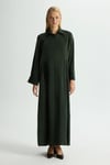 Missdalida 26Y- 8003 KHAKİ NAKIŞ DETAYLI CUPRO KAP 