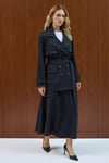 Missdalida 26Y- 8208 BLACK KARGO CEPLİ DENİM CEKET