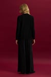 Missdalida 26Y- BLACK CUPRO CEPLİ PANTOLON ETEK