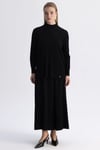 MİSSDALİDA 3262001 BLACK KLOŞ MERSERİZE ETEK