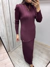 MİSSDALİDA 3262005 OUBERGİNE MERSERİZE ETEK