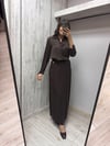 MİSSDALİDA 3263801 CACAO İPEK GÖMLEK