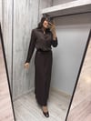 MİSSDALİDA 3263801 CACAO İPEK GÖMLEK