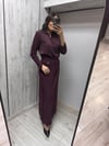 MİSSDALİDA 3263801 OUBERGİNE İPEK GÖMLEK