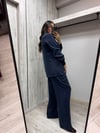 MİSSDALİDA 3263802 NAVY İPEK GÖMLEK