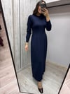 MİSSDALİDA 3264001 NAVY MERSERİZE ELBİSE