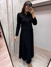 MİSSDALİDA 3264003 BLACK MERSERİZE ELBİSE