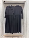 MİSSDALİDA 3264003 BLACK MERSERİZE ELBİSE