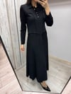 MİSSDALİDA 3264003 BLACK MERSERİZE ELBİSE