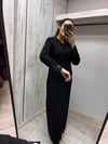 MİSSDALİDA 3264004 BLACK MERSERİZE ELBİSE
