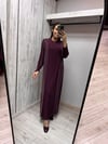 MİSSDALİDA 3264008 OUBERGİNE MERSERİZE ELBİSE