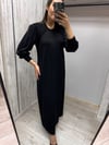 MİSSDALİDA 3264009 BLACK MERSERİZE ELBİSE 