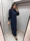 MİSSDALİDA 3264009 NAVY MERSERİZE ELBİSE