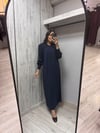 MİSSDALİDA 3264009 NAVY MERSERİZE ELBİSE