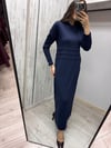 MİSSDALİDA 3264010 NAVY MERSERİZE ELBİSE