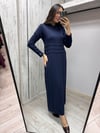 MİSSDALİDA 3264010 NAVY MERSERİZE ELBİSE