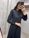 MİSSDALİDA 3264252 BLACK DENİM ELBİSE