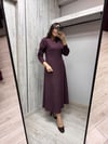 MİSSDALİDA 3264252 OUBERGİNE DENİM ELBİSE