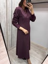 MİSSDALİDA 3264252 OUBERGİNE DENİM ELBİSE