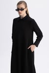 MİSSDALİDA 3264302 BLACK MODAL KUMAŞ ELBİSE