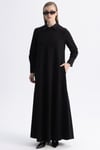 MİSSDALİDA 3264302 BLACK MODAL KUMAŞ ELBİSE