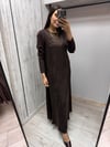 MİSSDALİDA 3264402 CACAO İPEK ELBİSE