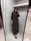 MİSSDALİDA 3264803 CACAO İPEK ELBİSE