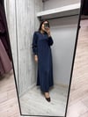 MİSSDALİDA 3264803 NAVY İPEK ELBİSE