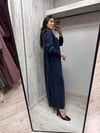MİSSDALİDA 3264803 NAVY İPEK ELBİSE